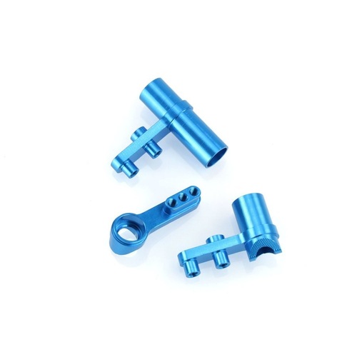 102057 HSP Blue Aluminium Steering Servo Saver Set