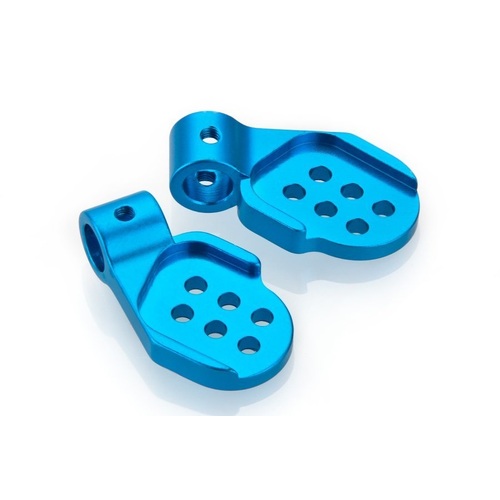 862002 HSP Blue Aluminium Front Body Post Mounts (2pc)
