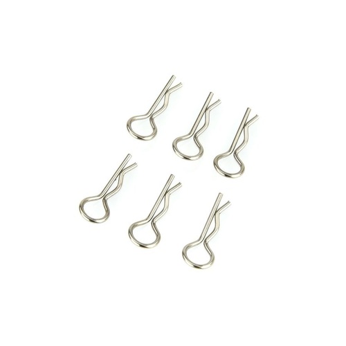 85729 HSP 1mm Silver Body Pins (6pc)