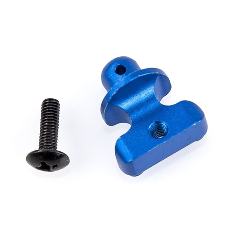 106070 HSP Blue Aluminium Front Body Mount with Screw