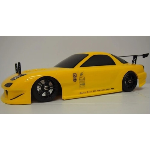 503321YA Team Magic RX7 Yellow Body Shell