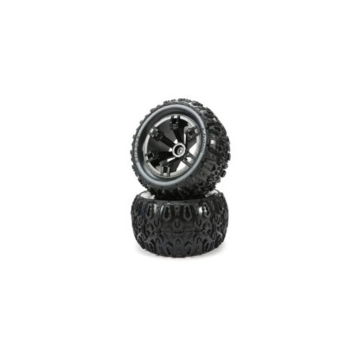 510136 Team Magic E5 Mounted Tyre (2pc)