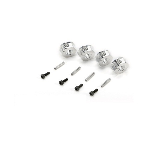 510174BK Team Magic E5 12mm Alloy Clamp Hexes (4pc)