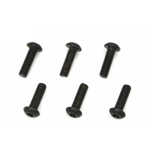 126310BU Team Magic 3 x 10mm Button Head Screws (6pc)