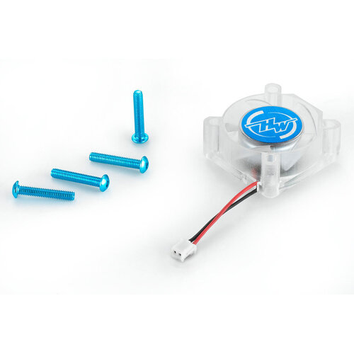 35mm 5V DC Clear Cooling Fan with ZH-2Y male plug