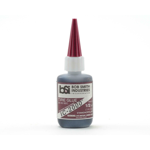 IC-2000 Rubber Tough Cyanoacrylate Adhesive Glue 1/2oz 14Grm