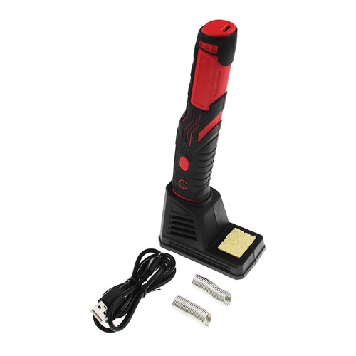 USB Rechargeable Soldering Iron with LED Light