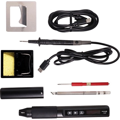 USB Rechargeable Soldering Iron with Mini Multimeter
