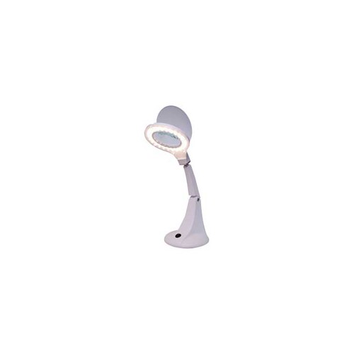 LED Desk Mount Magnifying Lamp 95mm 5 Diopter