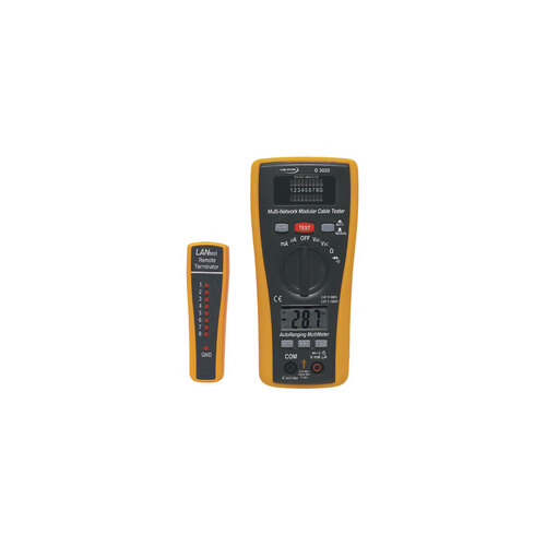 Digital Multimeter with LAN Cable Tester