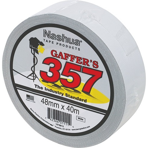 Nashua 357 Gaffers Tape White 48mm x 40m