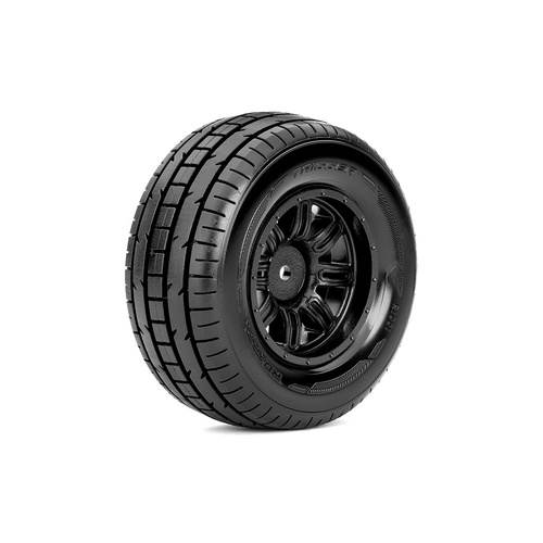 Trigger 1/10th Scale Short Course Truck Black Wheel and Tyre