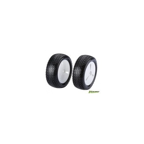 E-Groove 1/10 Buggy Sport Wheel Rim and Tyres - Pair